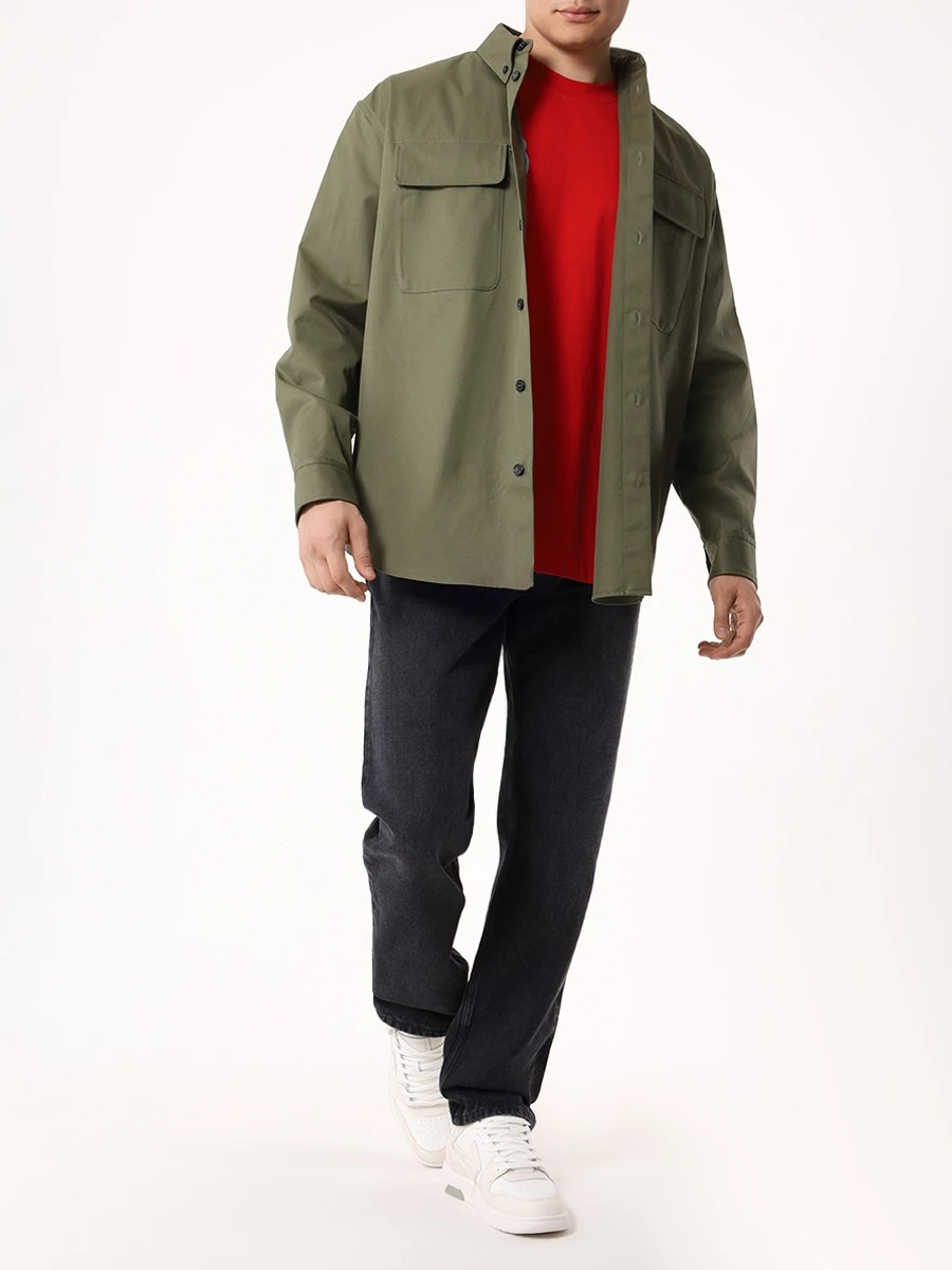 Рубашка Regular Fit хлопковая