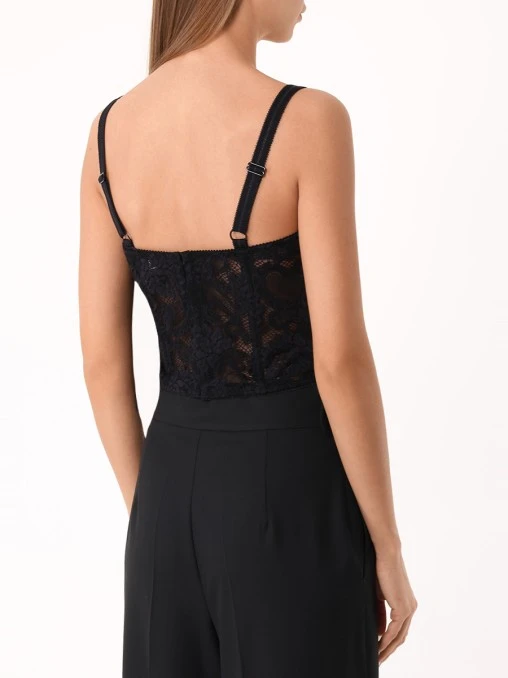 Топ с кружевом DOLCE & GABBANA