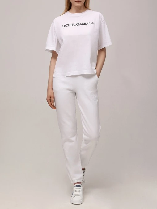 Брюки хлопковые DOLCE & GABBANA