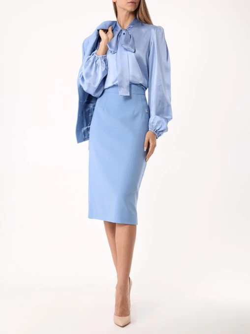 Блуза шелковая DOLCE & GABBANA