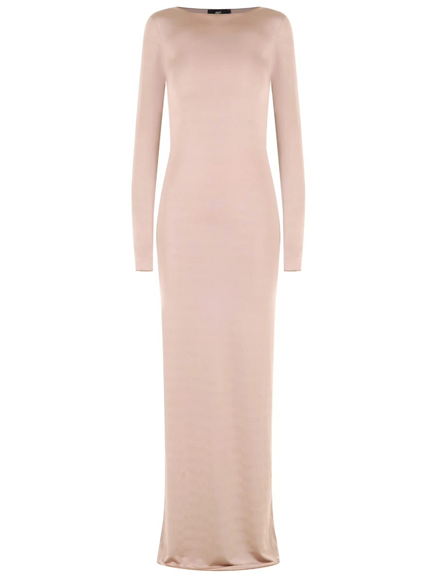 Платье однотонное