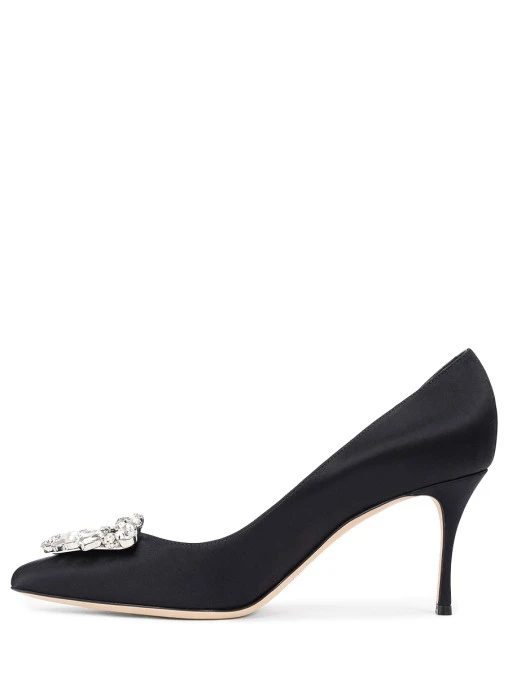 Туфли сатиновые SR Godiva SERGIO ROSSI