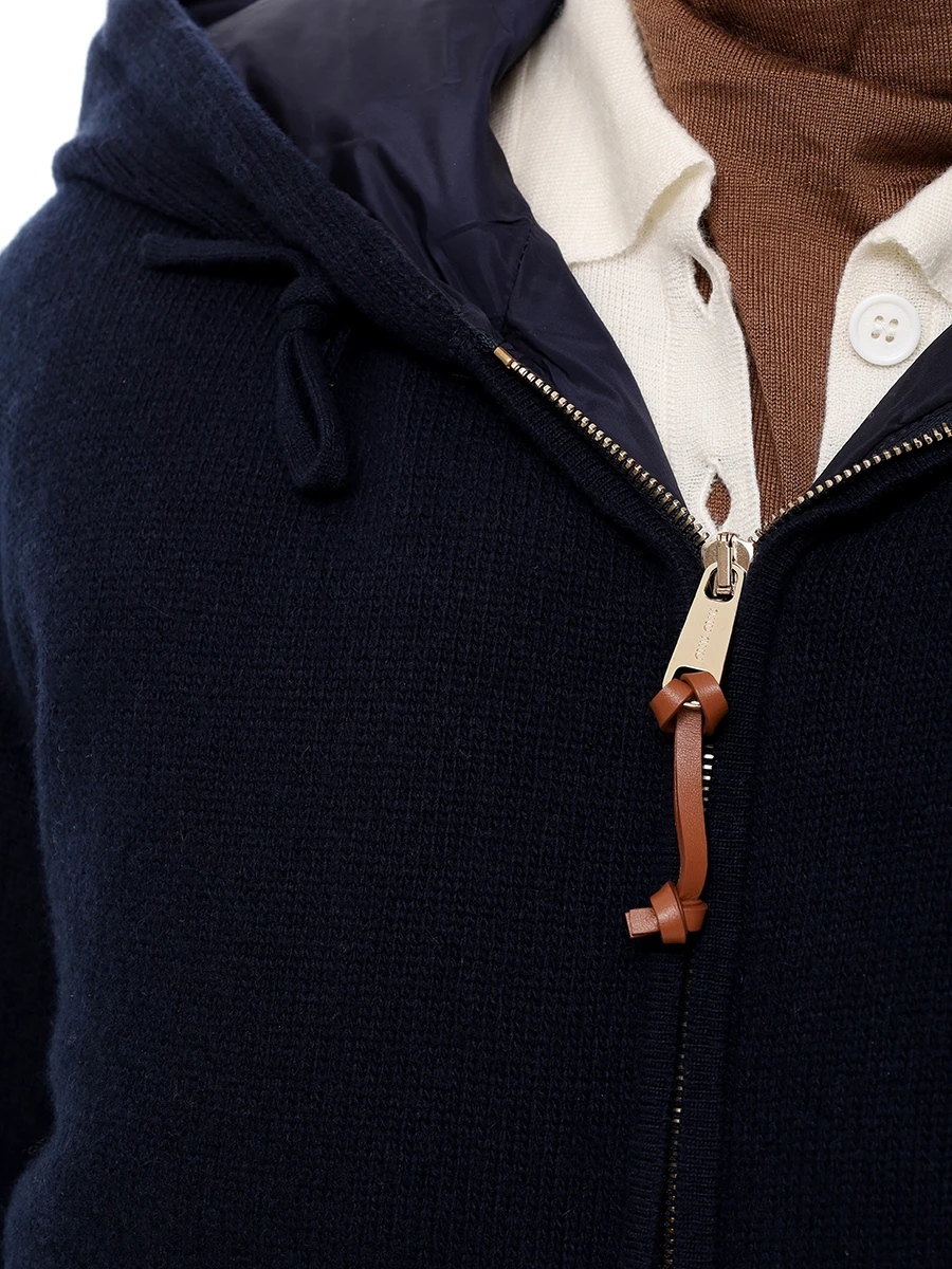 Пуховик шерстяной