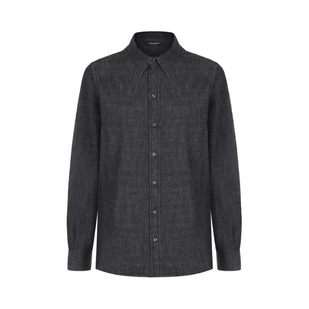 Рубашка Regular Fit джинсовая