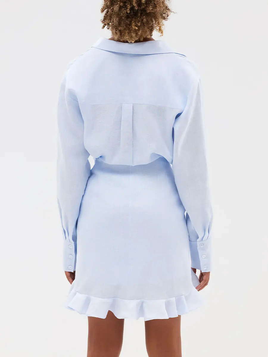 Платье-рубашка льняное Arum