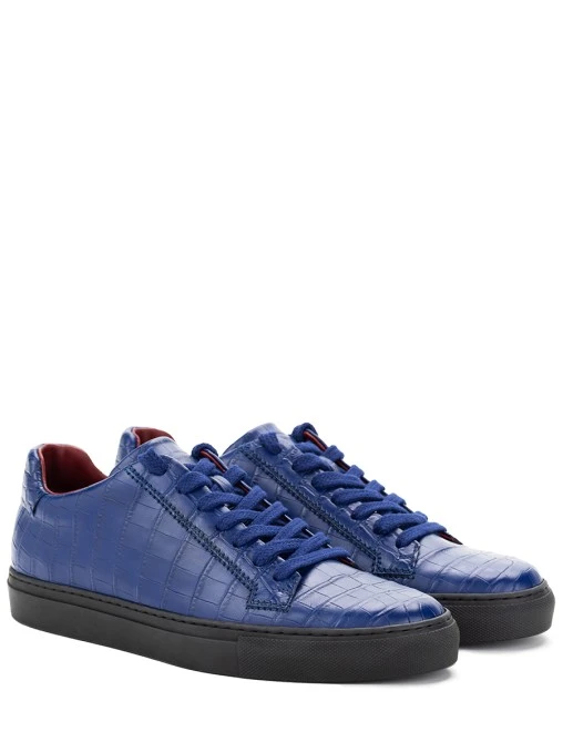 Кеды из кожи крокодила FARGONI