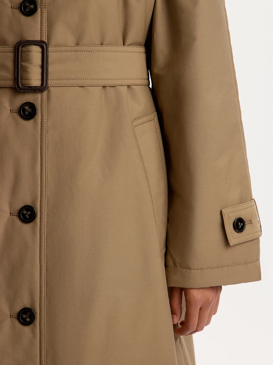 Плащ утепленный