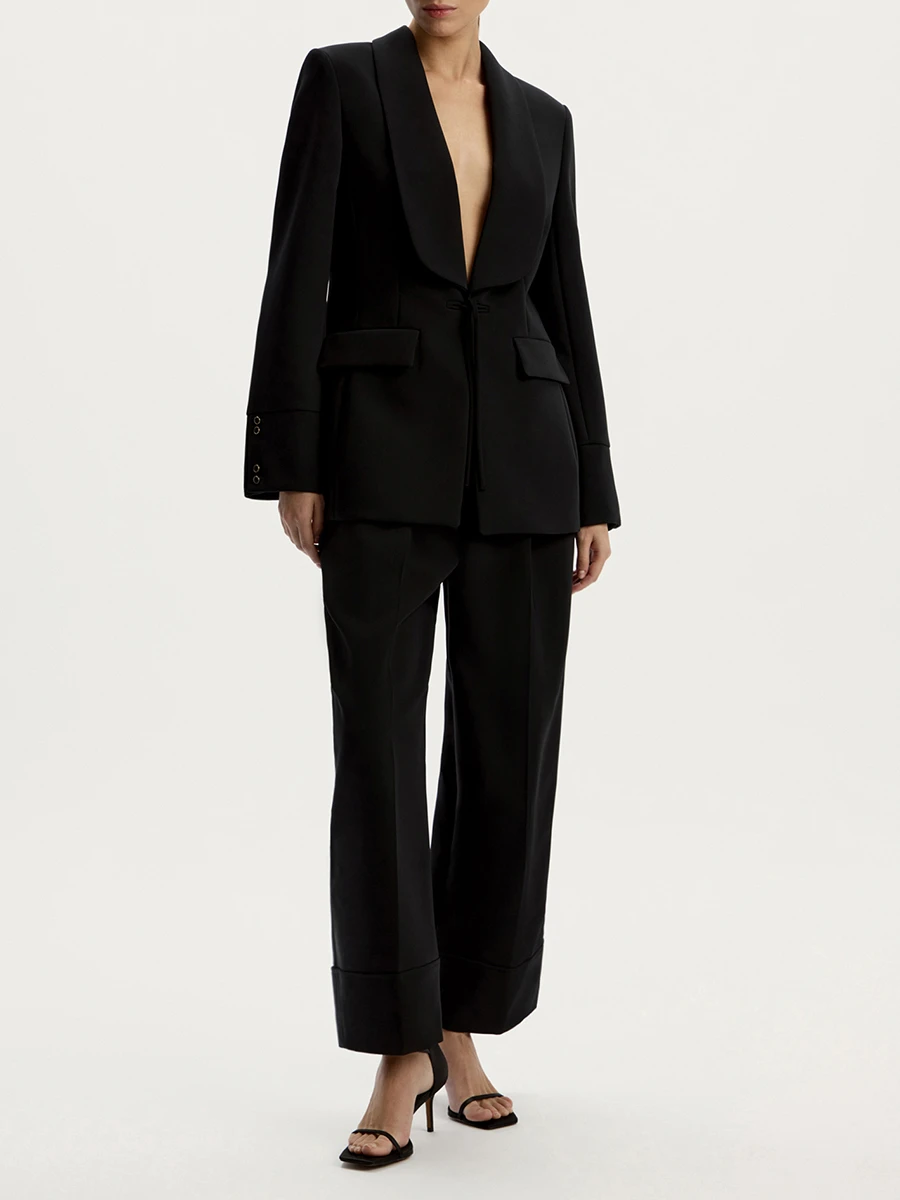 Жакет однотонный