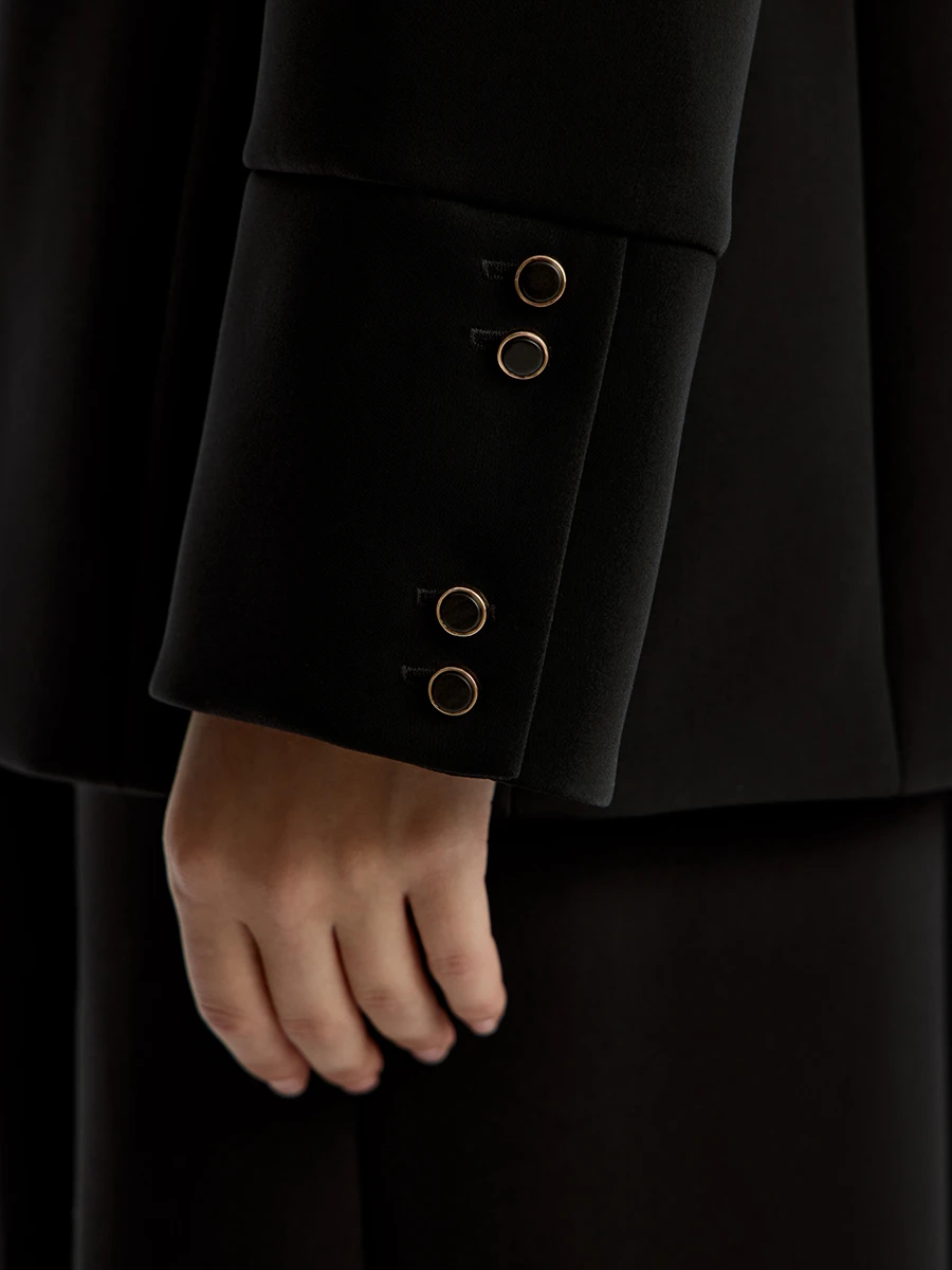 Жакет однотонный