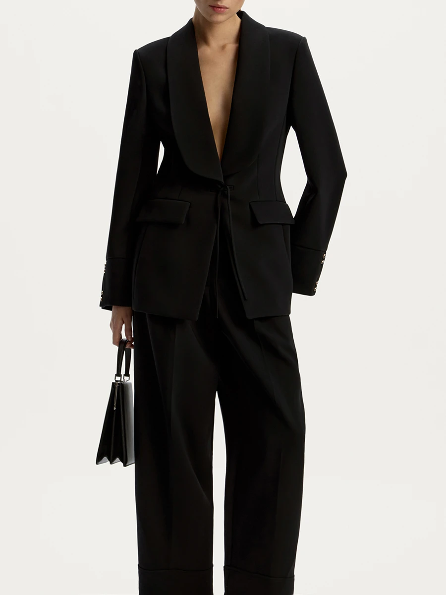 Жакет однотонный