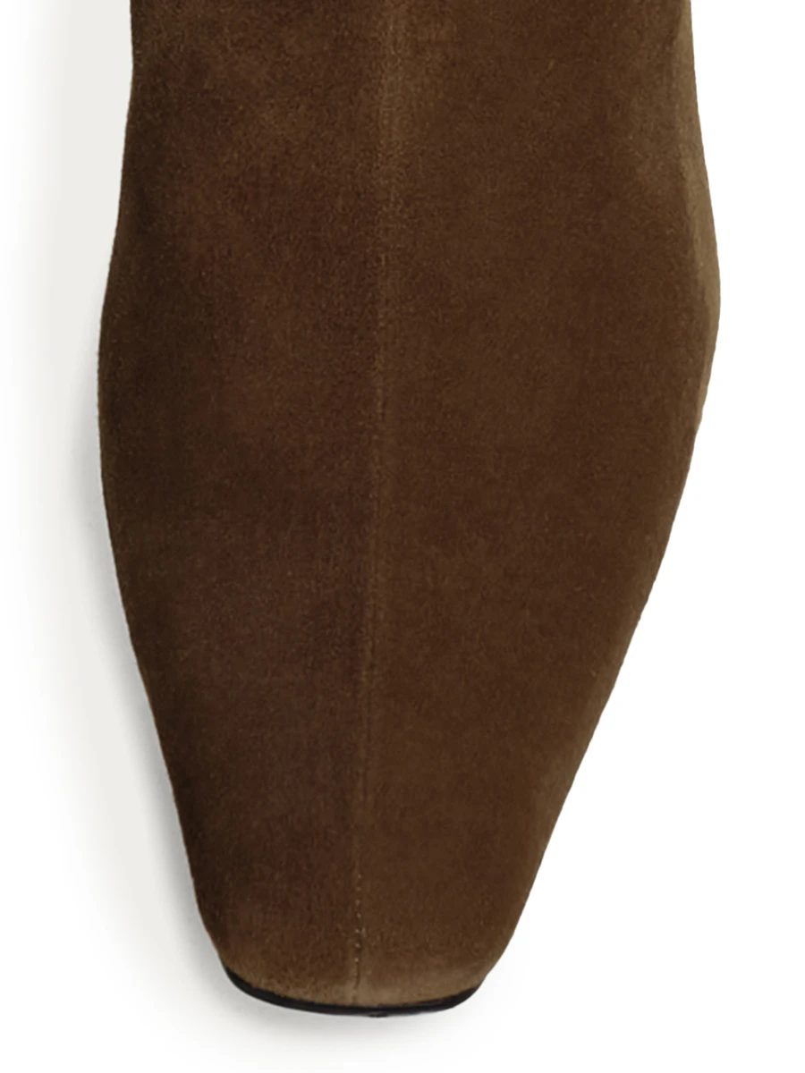 Сапоги замшевые