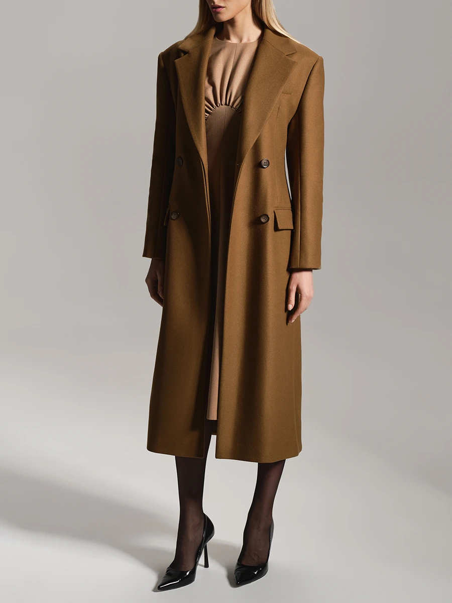 Пальто шерстяное