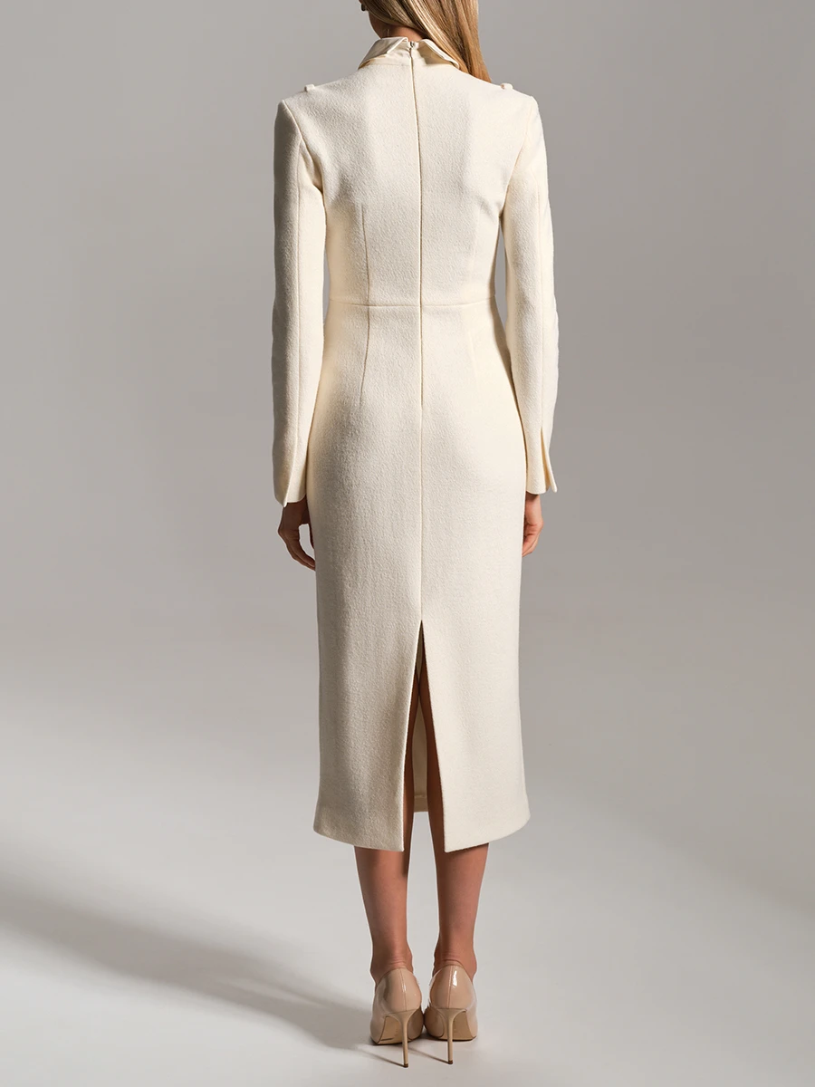 Платье шерстяное