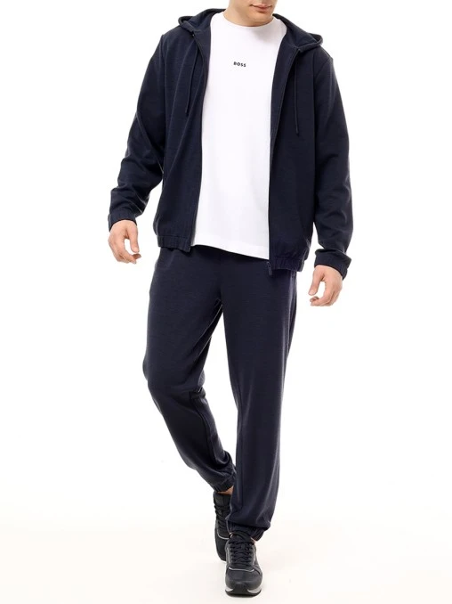 Костюм из шерсти и хлопка BOSS