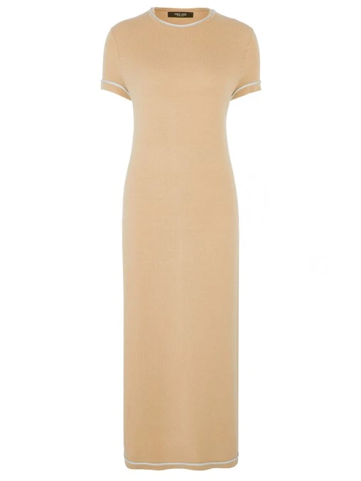 Платье из шелка и вискозы FREE AGE