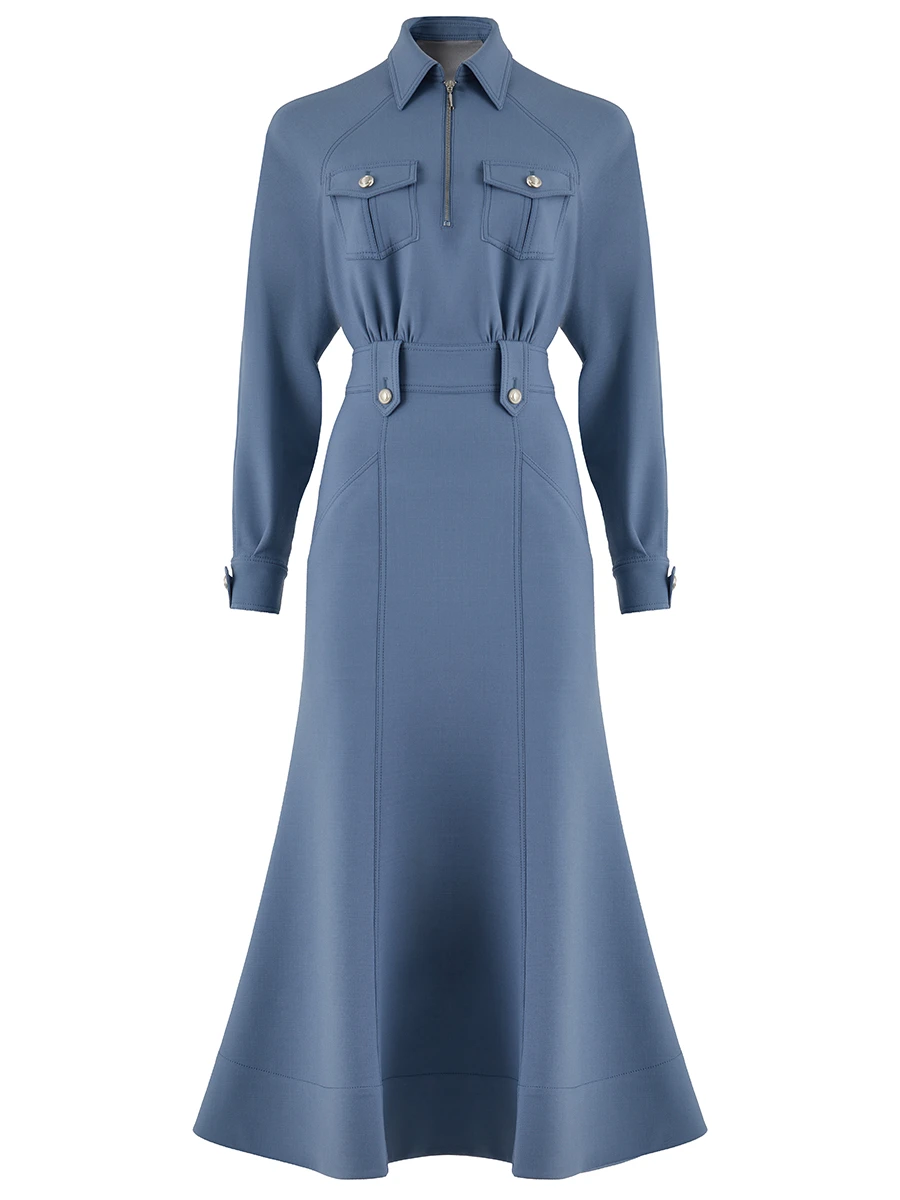 Платье шерстяное