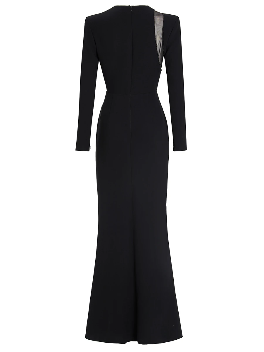 Платье однотонное