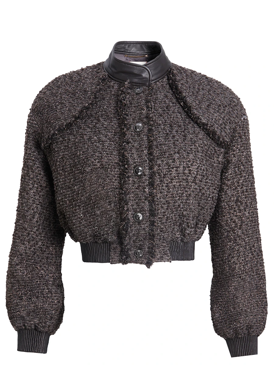 Жакет шерстяной