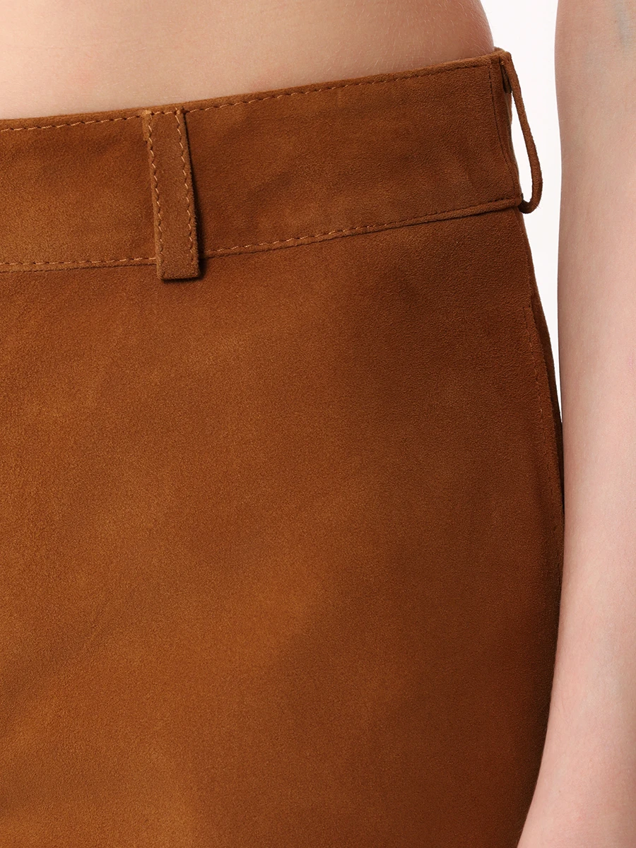 Шорты замшевые