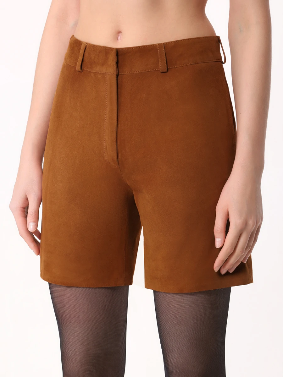 Шорты замшевые