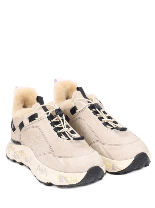 Кроссовки замшевые на меху Crossd PREMIATA