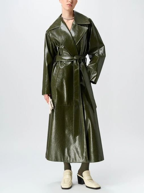 Тренч из экокожи Hong Kong FASHION REBELS