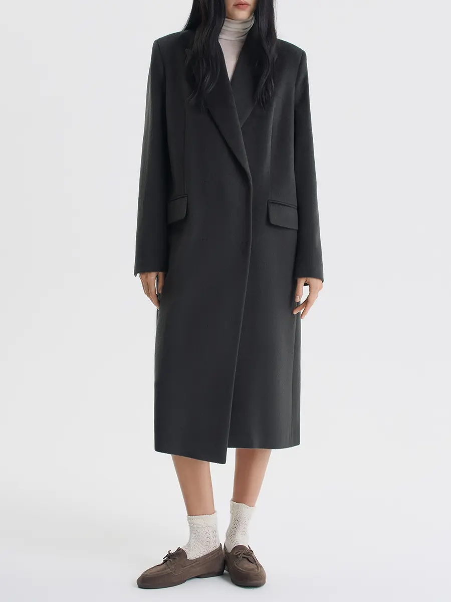 Пальто из шерсти и вискозы Bangkok
