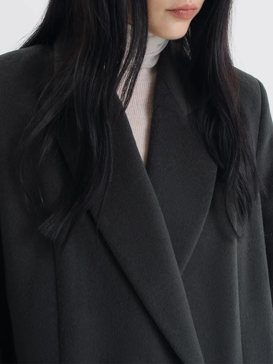 Пальто из шерсти и вискозы Bangkok