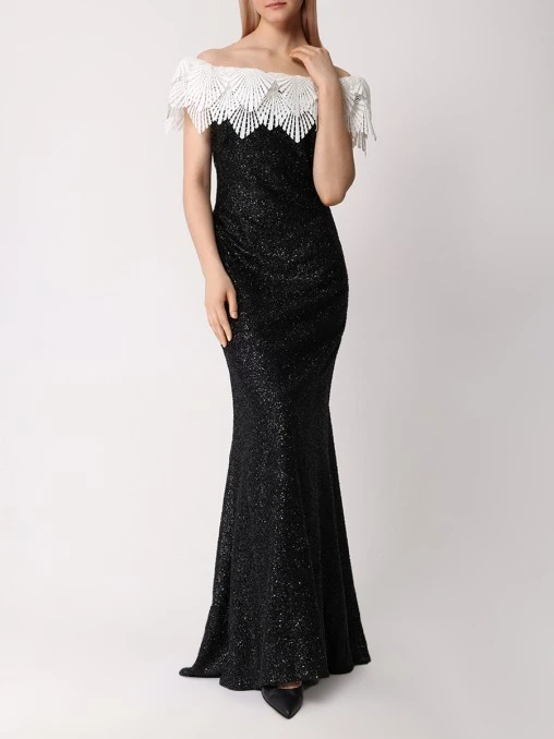 Платье с пайетками TADASHI SHOJI