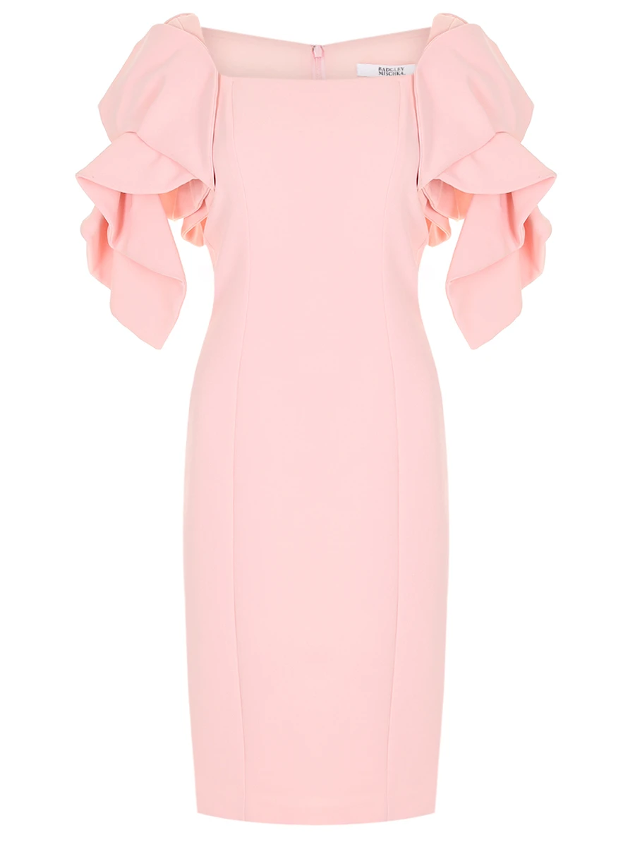 Платье однотонное