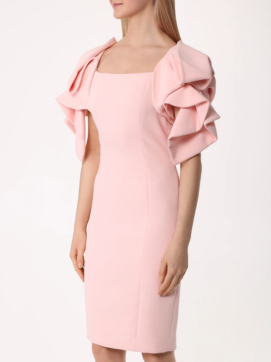 Платье однотонное