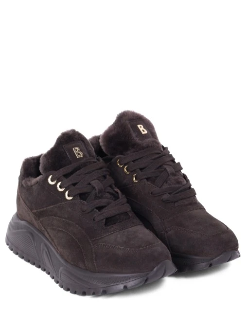 Кроссовки кожаные на меху BOGNER