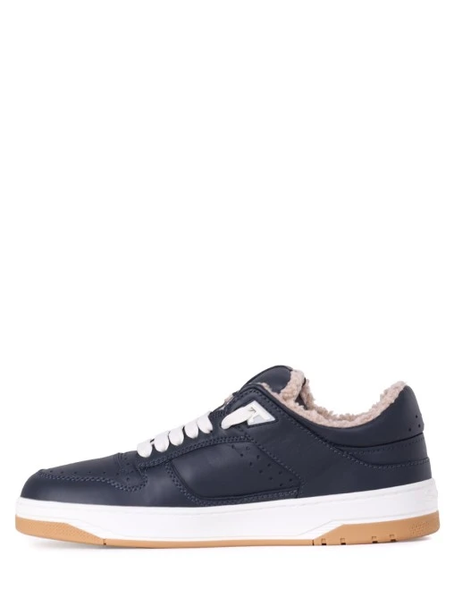 Кеды кожаные на меху SANTONI