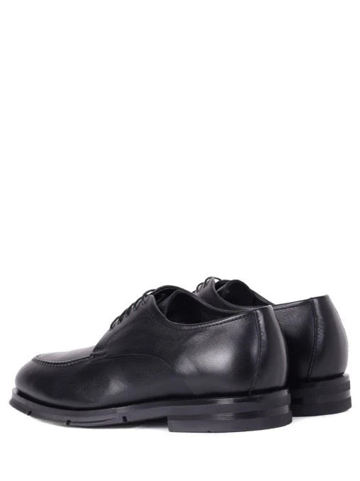 Дерби кожаные на меху SANTONI