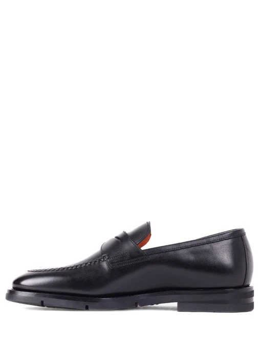 Лоферы кожаные SANTONI