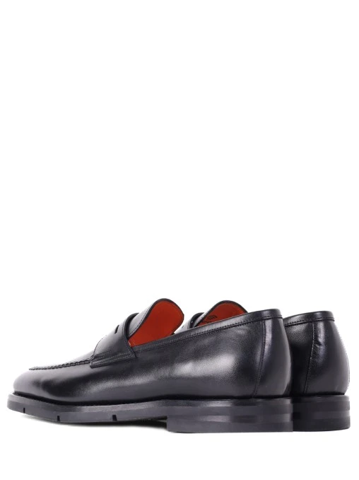 Лоферы кожаные SANTONI