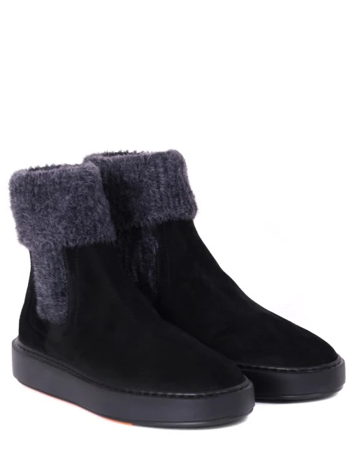 Ботинки замшевые SANTONI