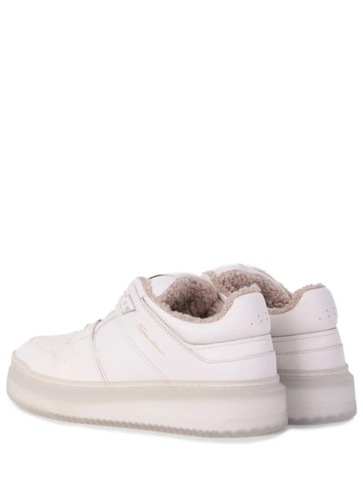 Кеды кожаные на меху SANTONI