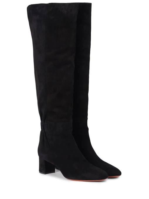 Сапоги замшевые SANTONI