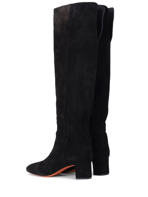 Сапоги замшевые SANTONI