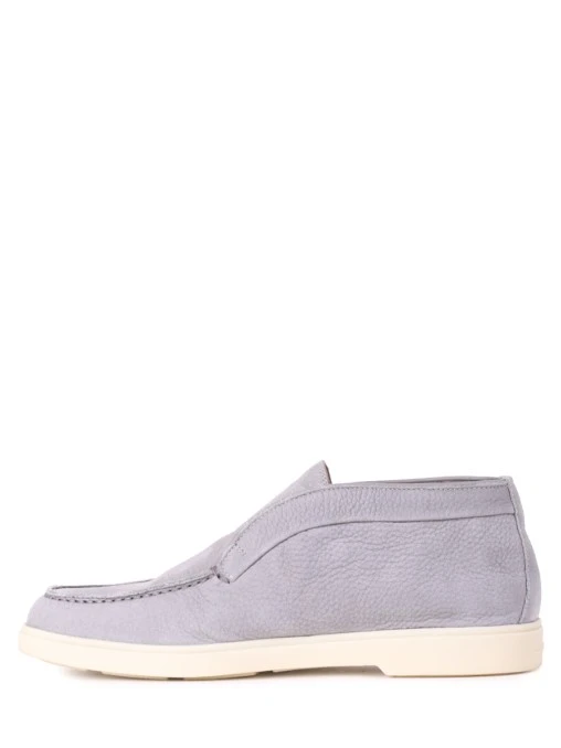 Лоферы из нубука SANTONI