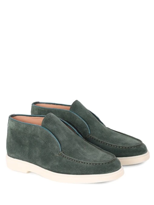 Лоферы замшевые SANTONI