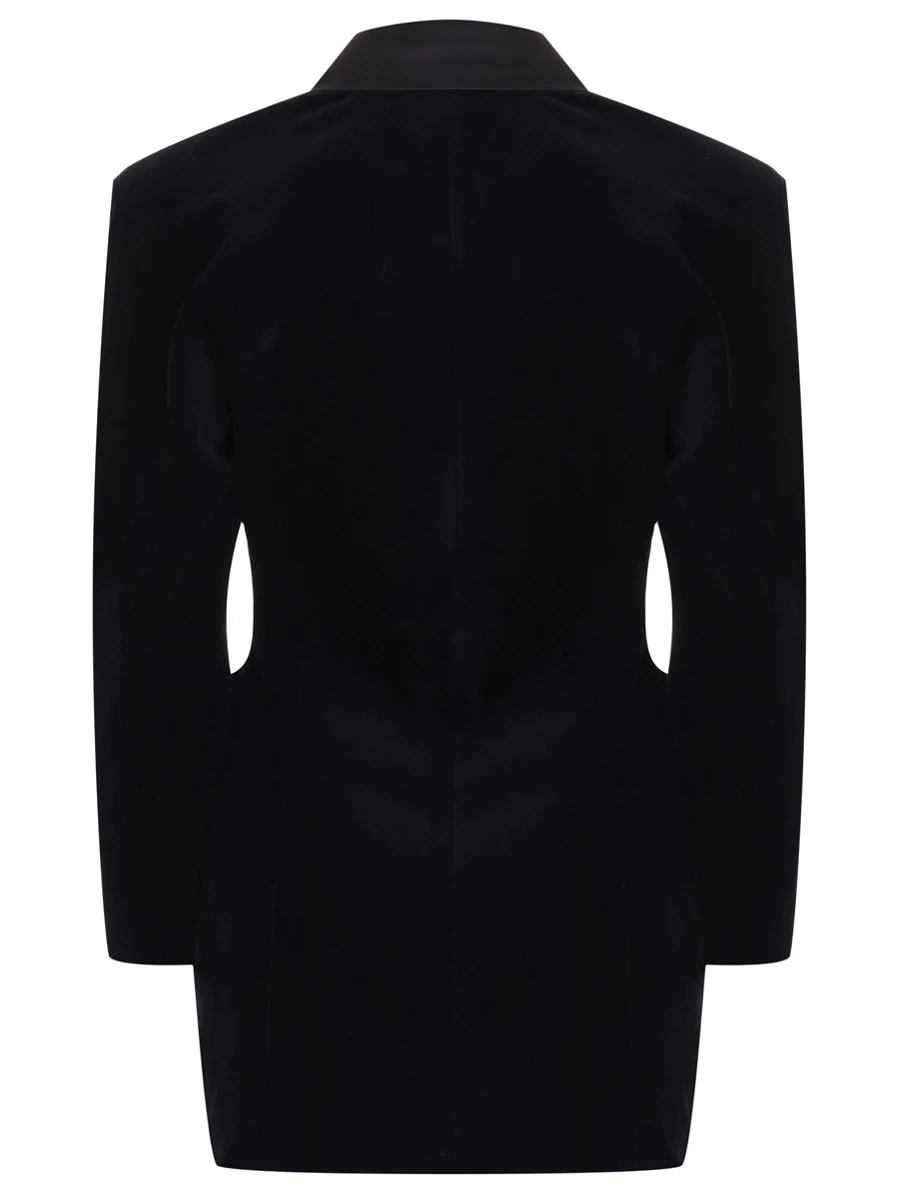 Платье-пиджак бархатное