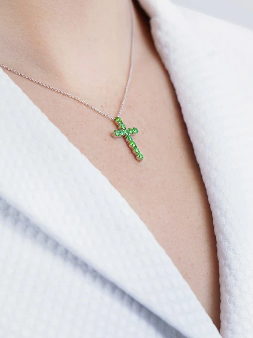 Колье с демантоидами CHAMOVSKIKH JEWELLERY HOUSE