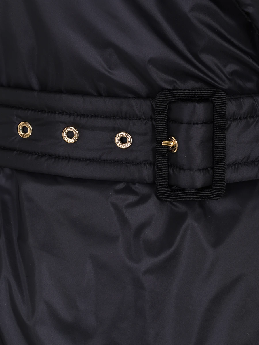 Пуховик однотонный