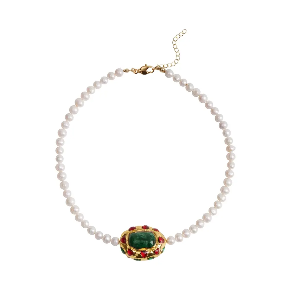 Колье из жемчуга Jade