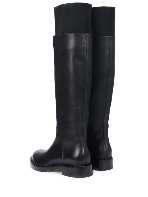 Сапоги кожаные SANTONI