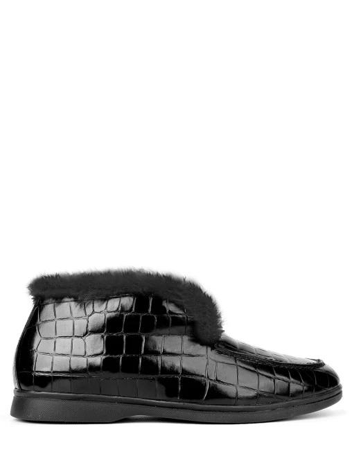 Ботинки кожаные на меху PONZA