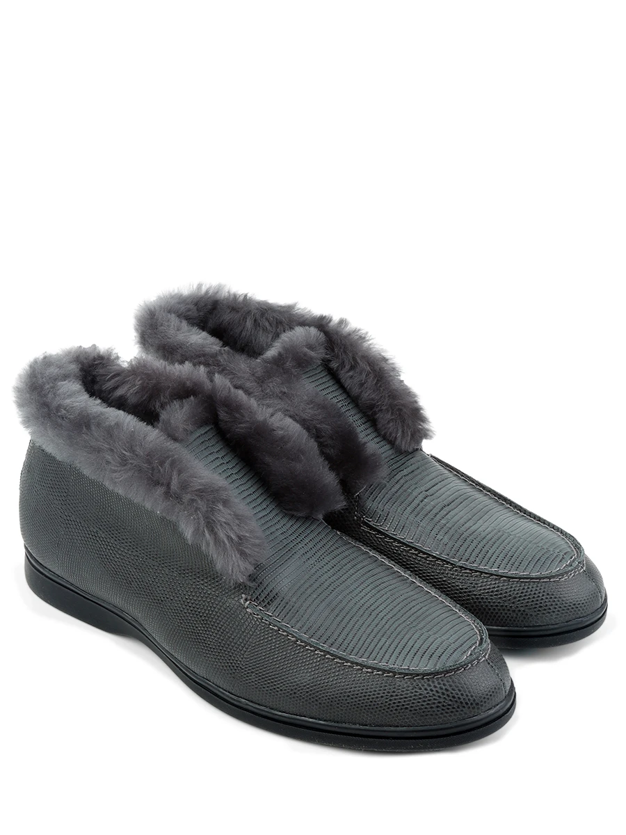 Ботинки замшевые на меху