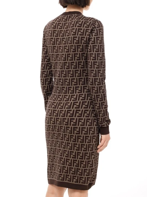 Платье хлопковое FENDI